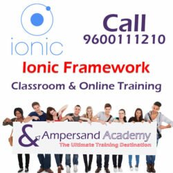 Ionic Framework Course Chennai